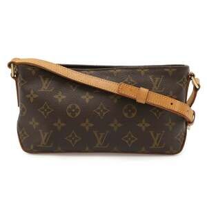 LOUIS VUITTON Brown Monogram Trotter Pochette Shoulder Bag